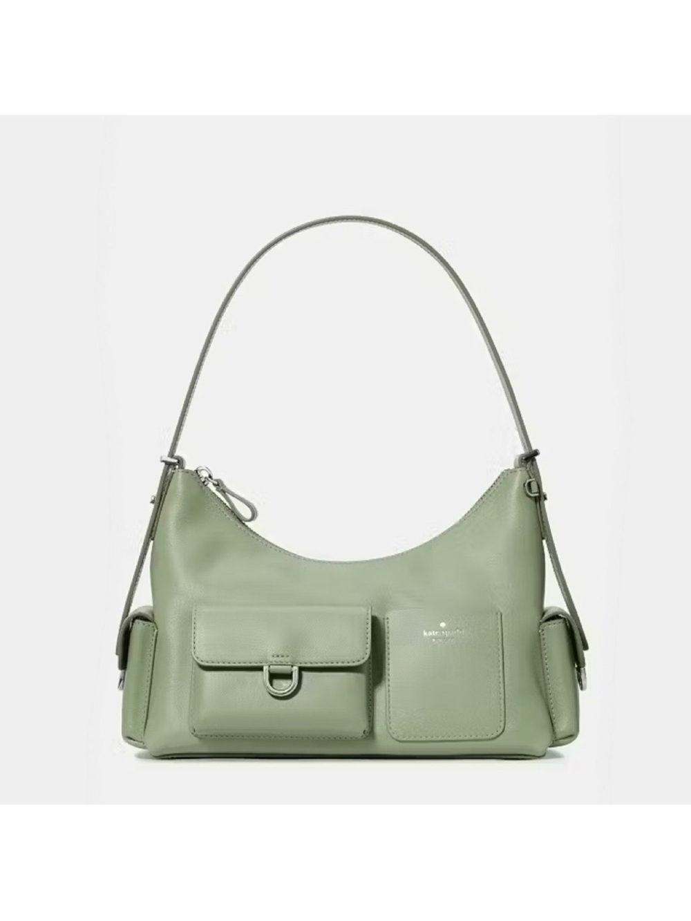 Kate Spade New York Cargo Leather Shoulder Bag Balsam Green